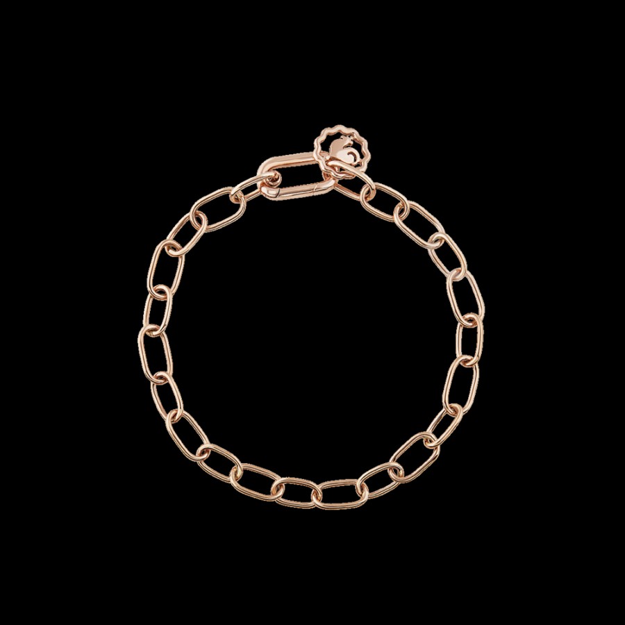 Gioielleria Chantecler | Bracciale 18Cm Maglie Ovali In Oro Rosa 9Kt Cod.42670