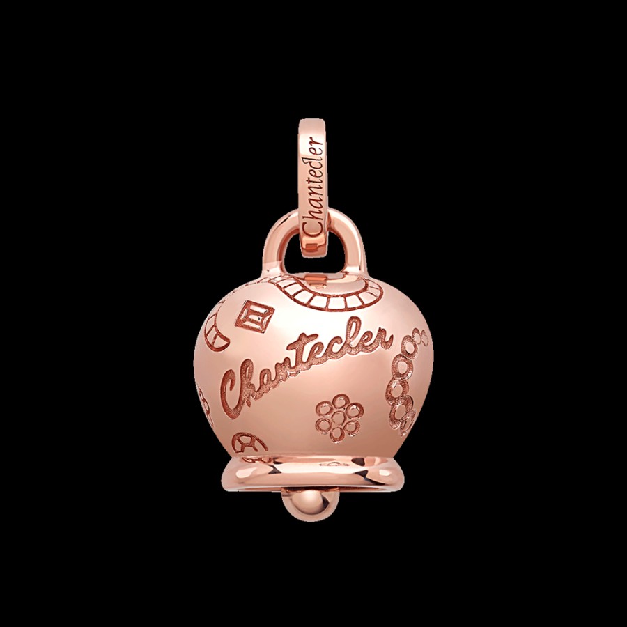 Gioielleria Chantecler | Ciondolo Campanella Suamem Grande In Oro Rosa 9Kt Cod.40592